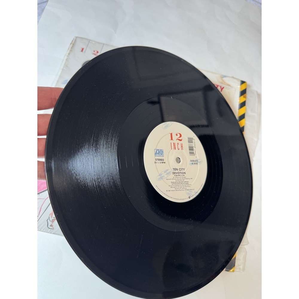 Ten City Devotion Vinyl Record Devotion / Bam Bam's House Mix Bonus Beats EX - Picture 4 of 6